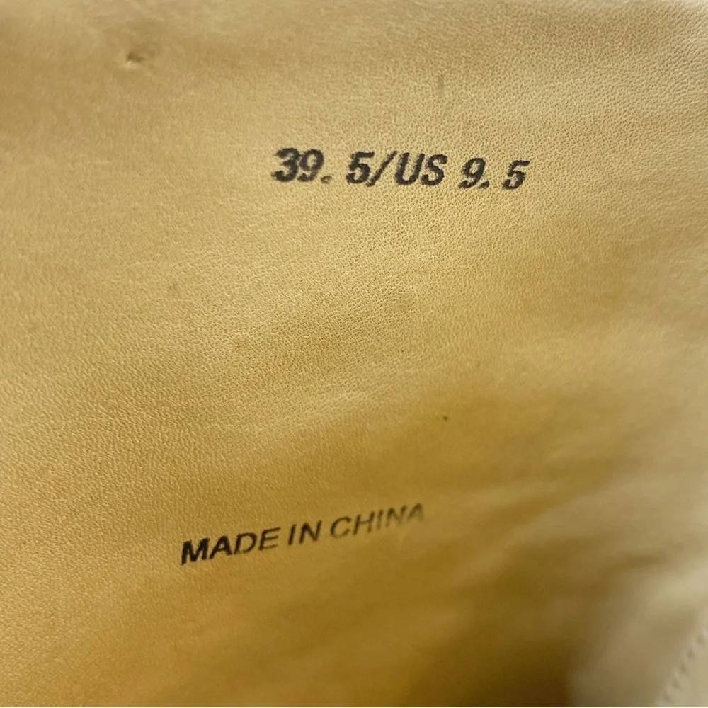Rag & Bone Boot Bootie Newbury Classic Canvas size 9.5 Khaki Tan Beige Heels - Picture 12 of 13